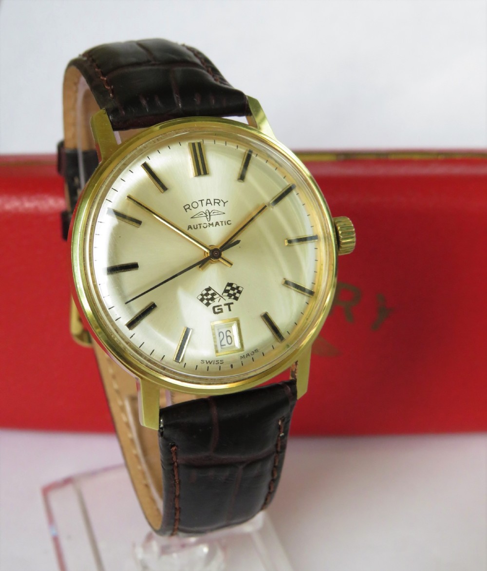 Gents 1960s boxed Rotary GT automatic wristwatch View II