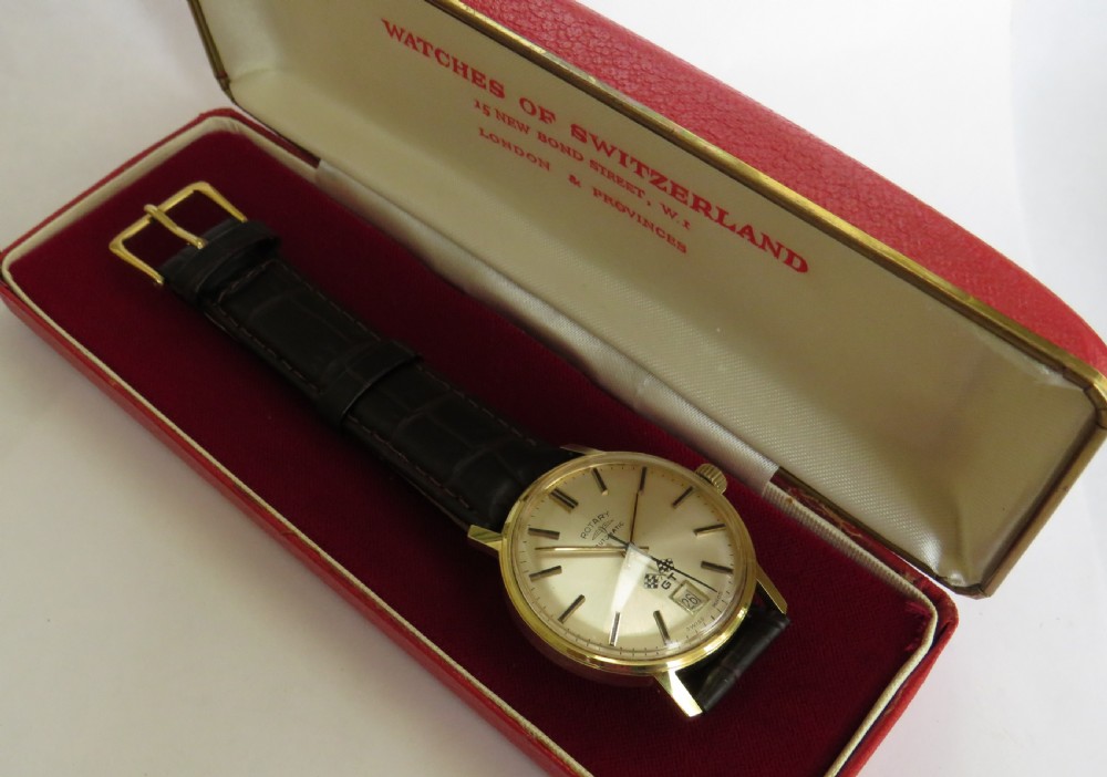 Gents 1960s boxed Rotary GT automatic wristwatch View V