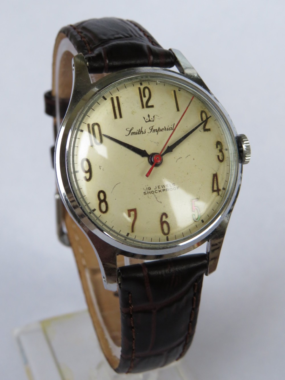 Gents Smiths Imperial wrist watch, c1960 View II