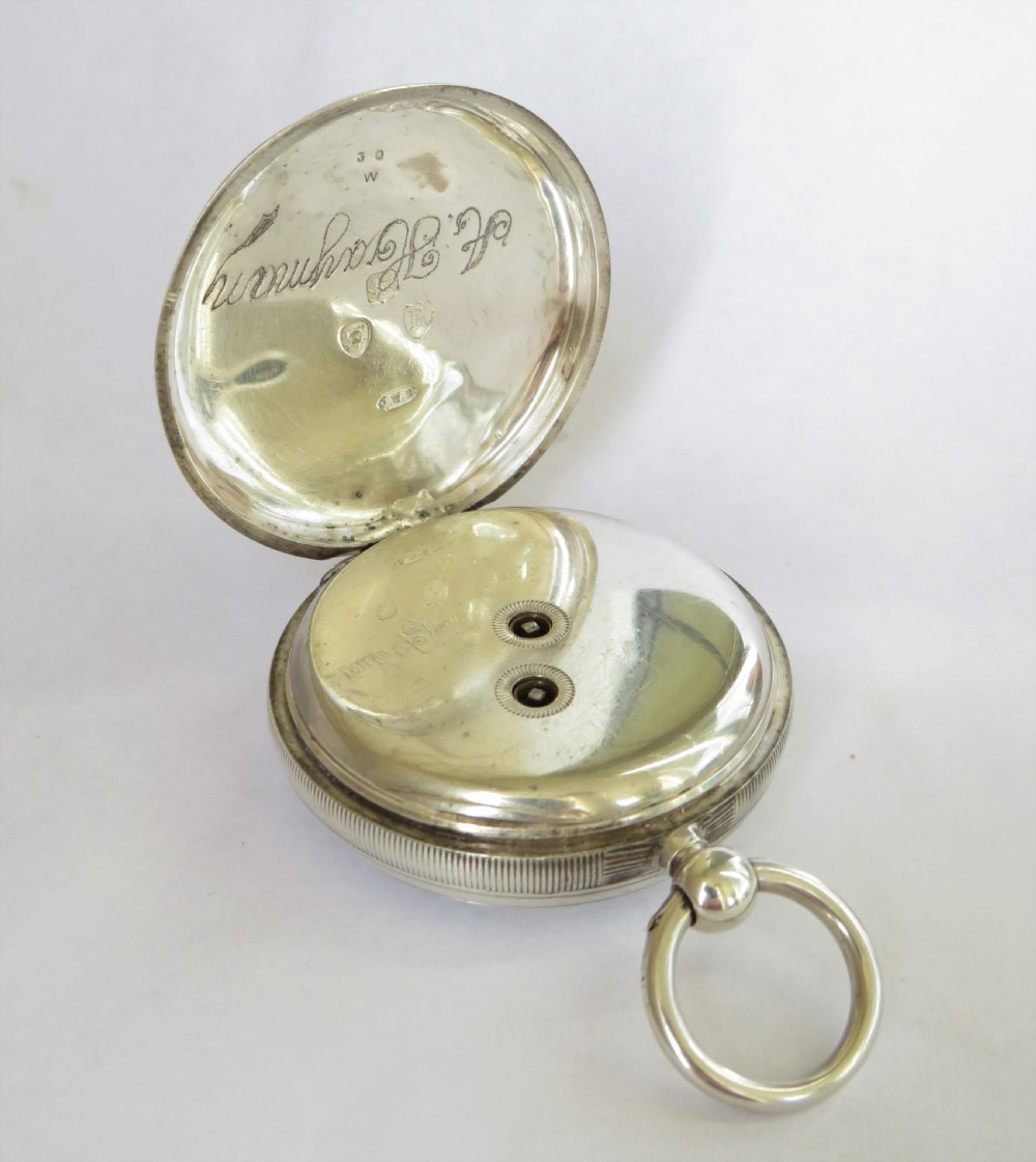 Antique silver “Ludgate” pocket watch, J W Benson View IV