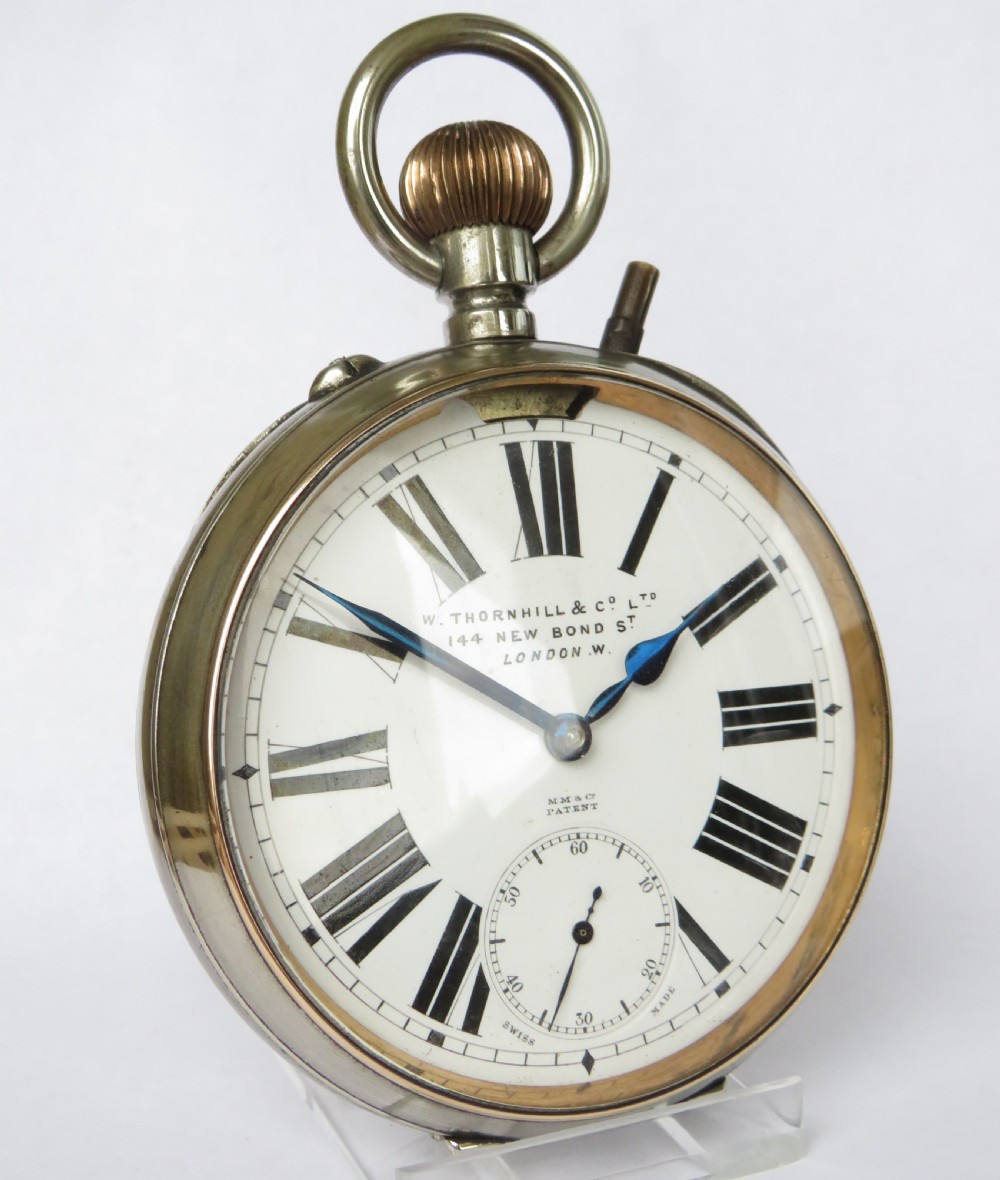 Antique Omega goliath pocket watch, c1900 View II