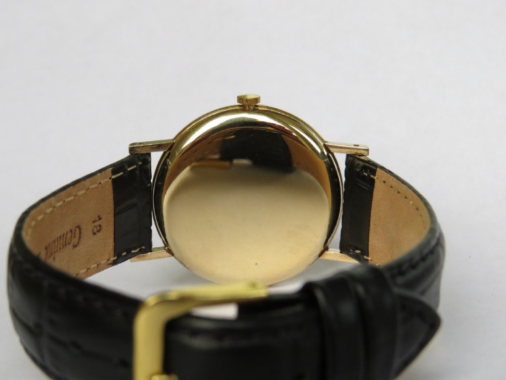 Gents 9ct gold Zenith wrist watch, 1968 View III