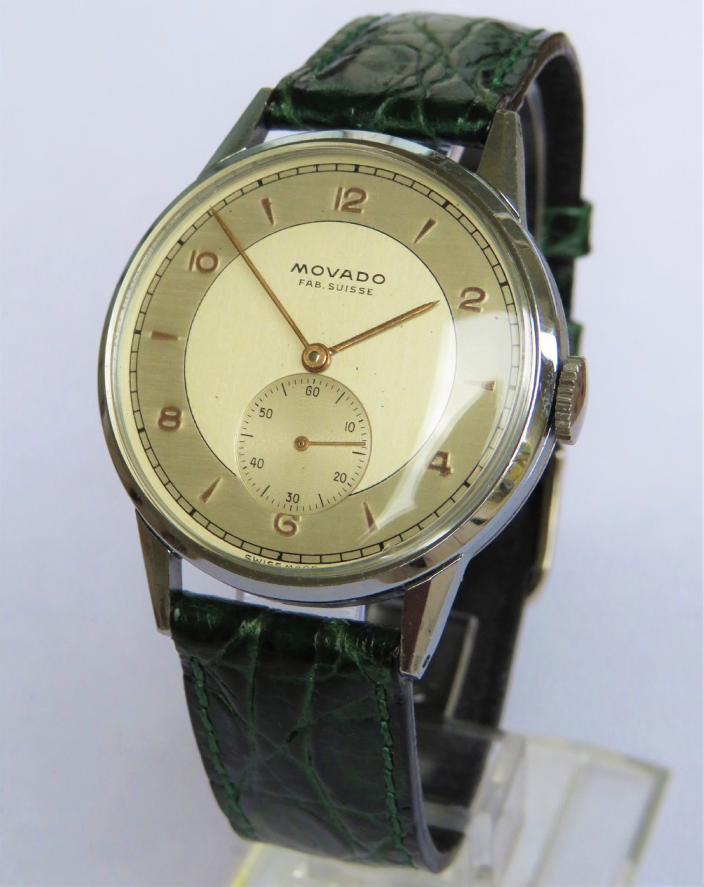 Gents late 1940s Movado wrist watch