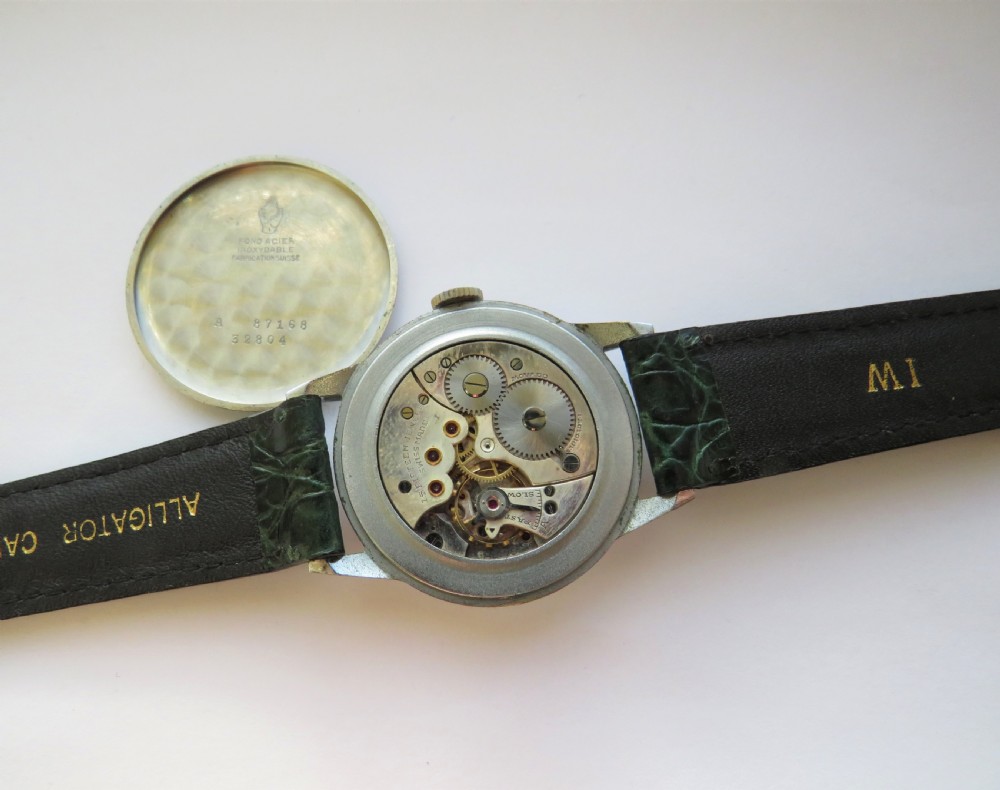 Gents late 1940s Movado wrist watch View II
