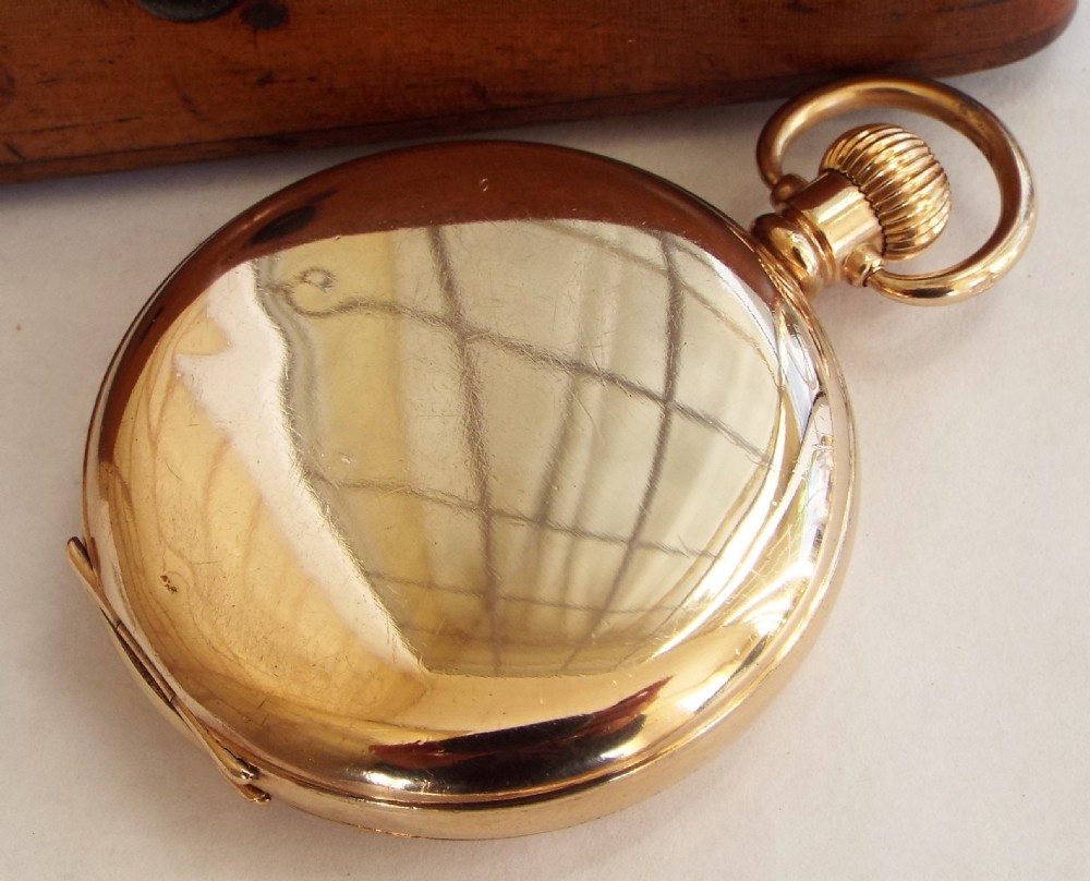 A 1920s Record full hunter pocket watch. View III