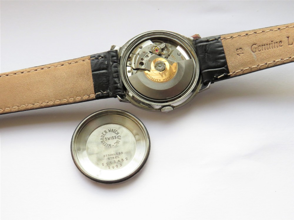 Gents Wittnauer wrist watch, c1960 View V