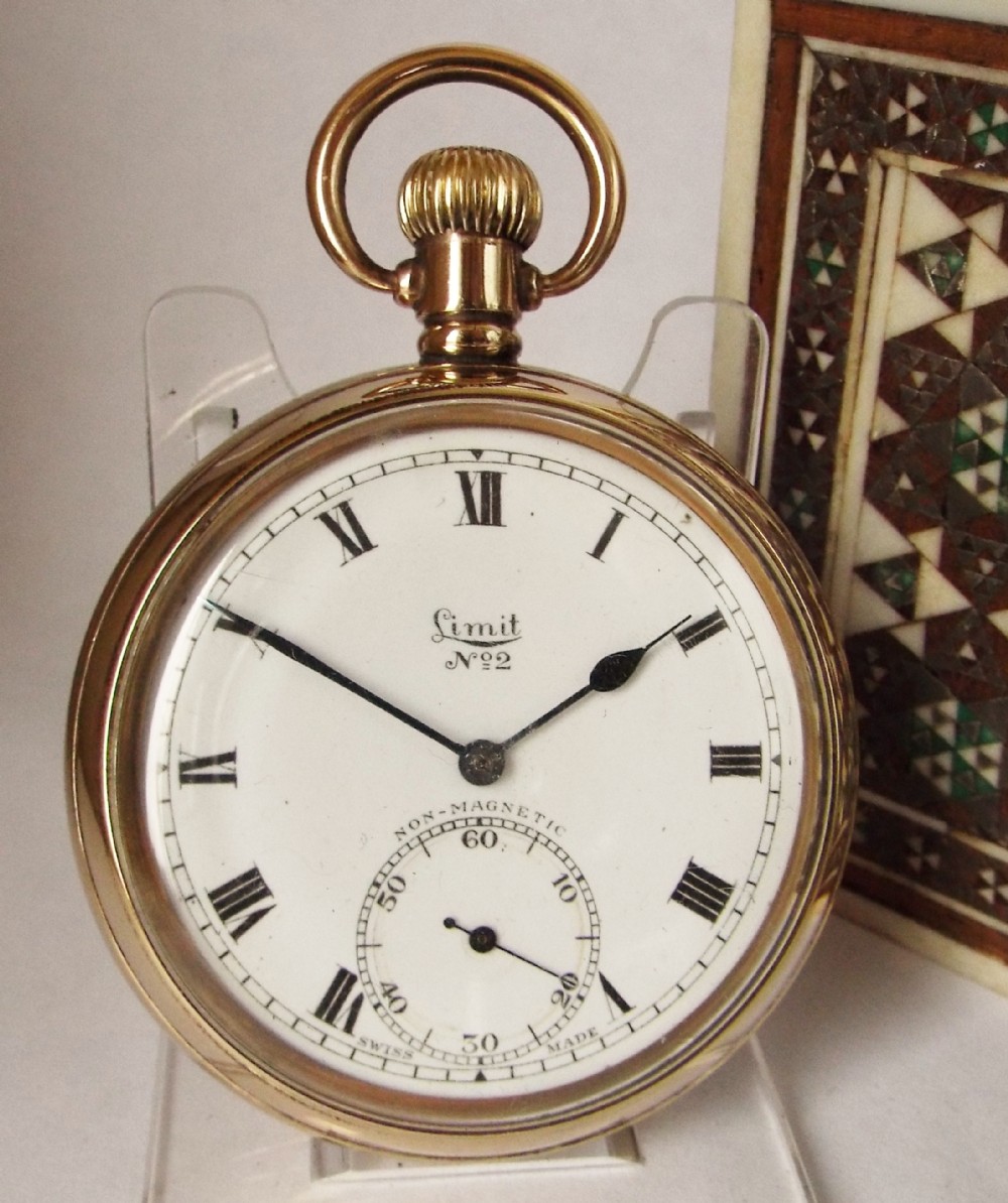 A 1920s Limit No 2 pocket watch.