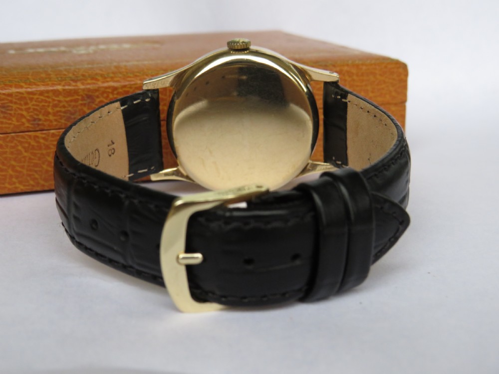 Gents 9ct gold Longines wrist watch, boxed View IV
