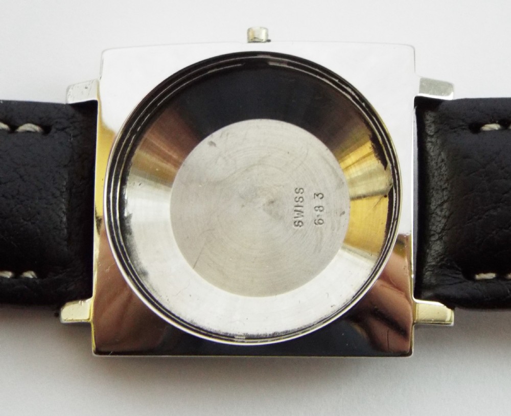 Gents 1960s Gruen Precision 25 power date wrist watch. View V