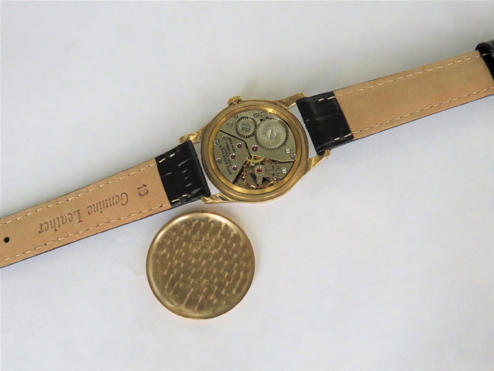 Mid-size 9ct gold Hefik wrist watch, 1959 View III