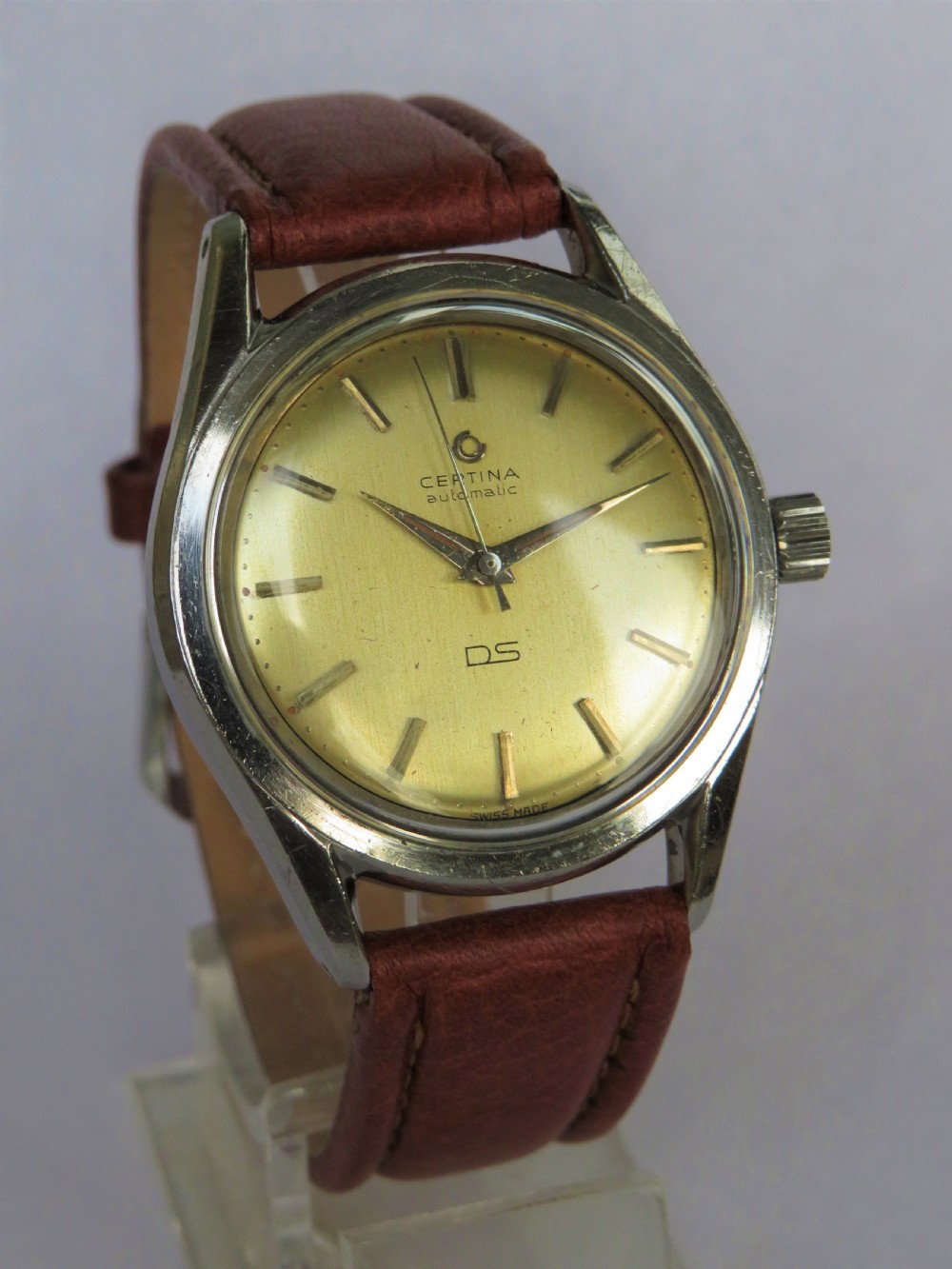 Gents Certina DS automatic wrist watch, c1959 View II
