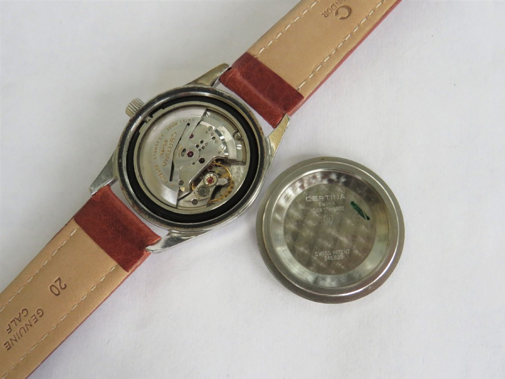 Gents Certina DS automatic wrist watch, c1959 View V
