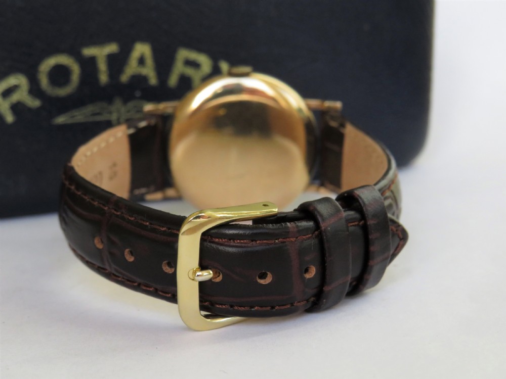 Gents 9ct gold Rotary wrist watch, 1968 View IV
