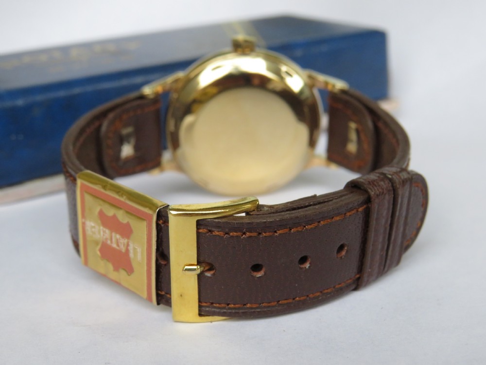Gents 9 carat gold Rotary wrist watch, 1955 View IV