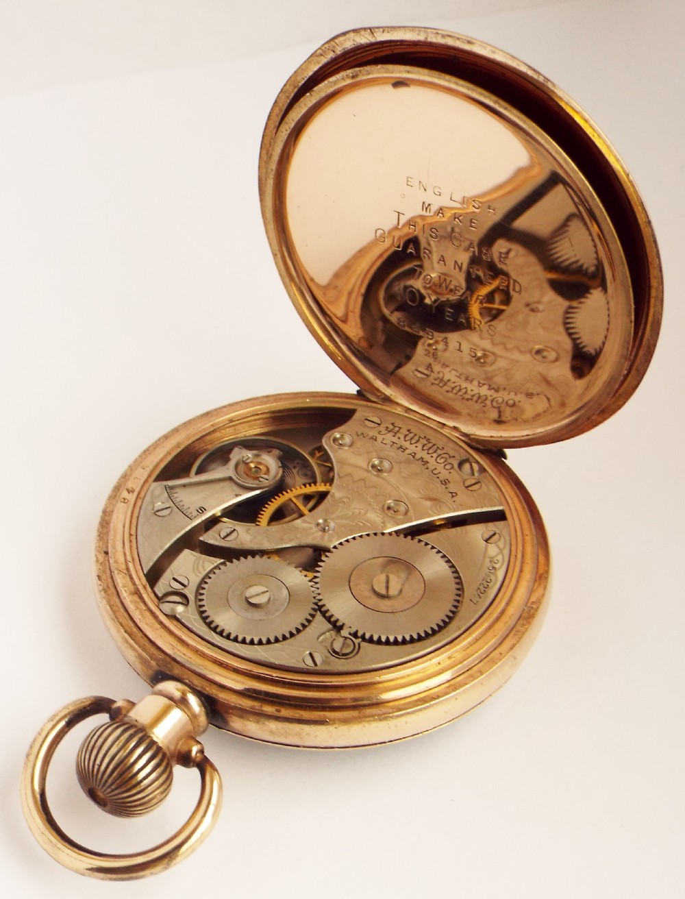 1925 Waltham pocket watch. View IV