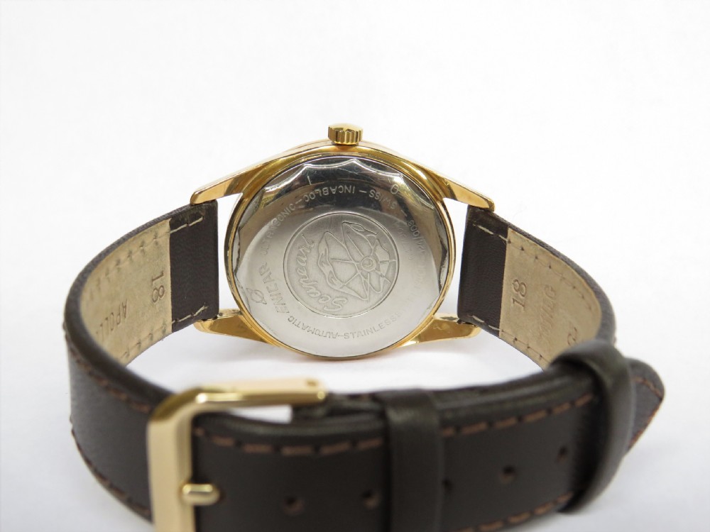 Gents 1960s Enicar Supertest Sea Pearl wrist watch View III
