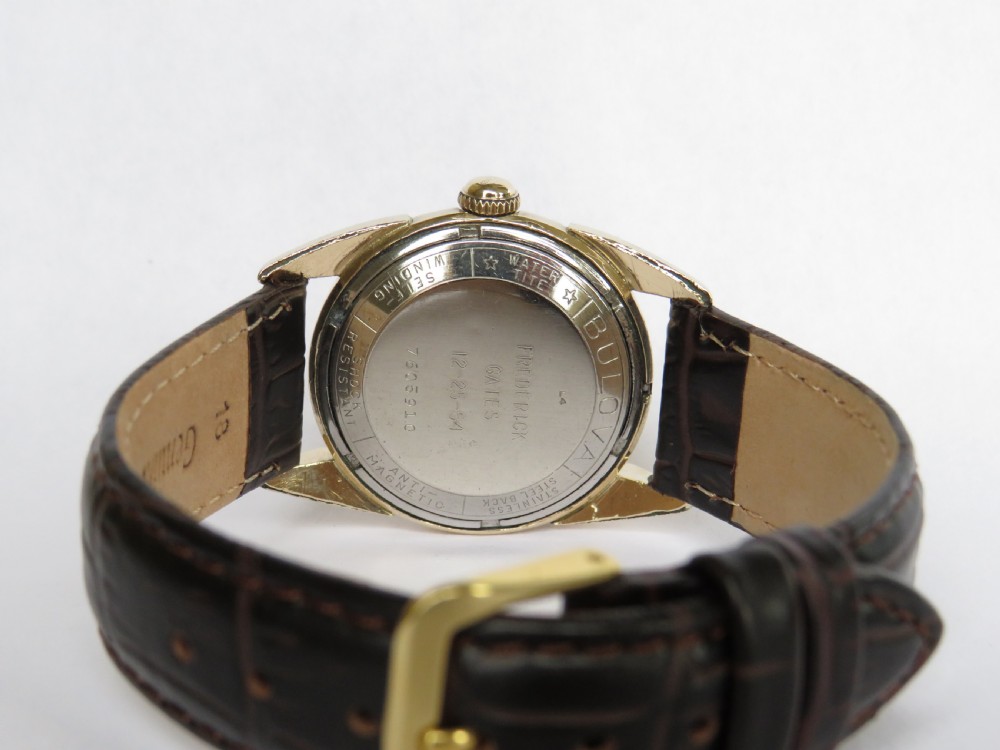 Gents Bulova automatic wrist watch, 1954 View III