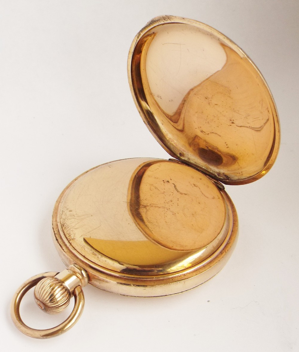 An antique full hunter pocket watch by Thomas Russell. View IV