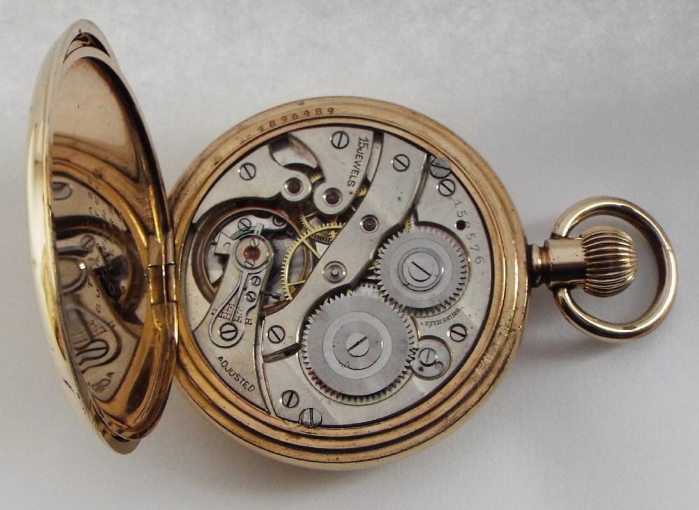 1920s Electa full hunter pocket watch, Port Glasgow. View VI