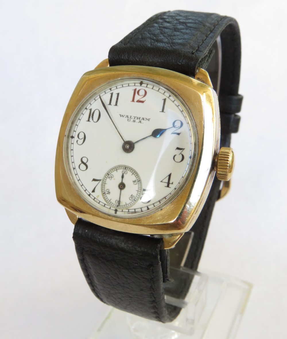 Gents Waltham wrist watch, 1933