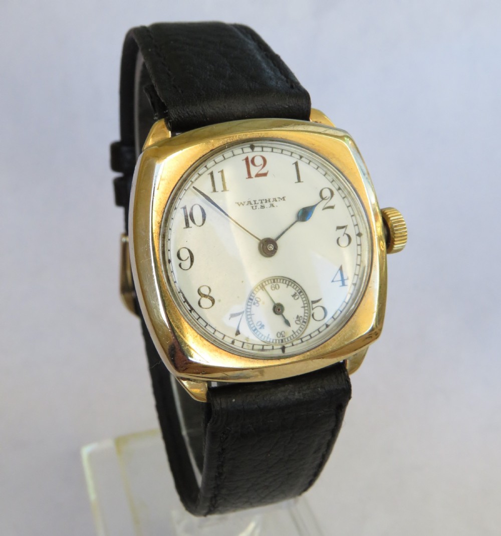 Gents Waltham wrist watch, 1933 View II