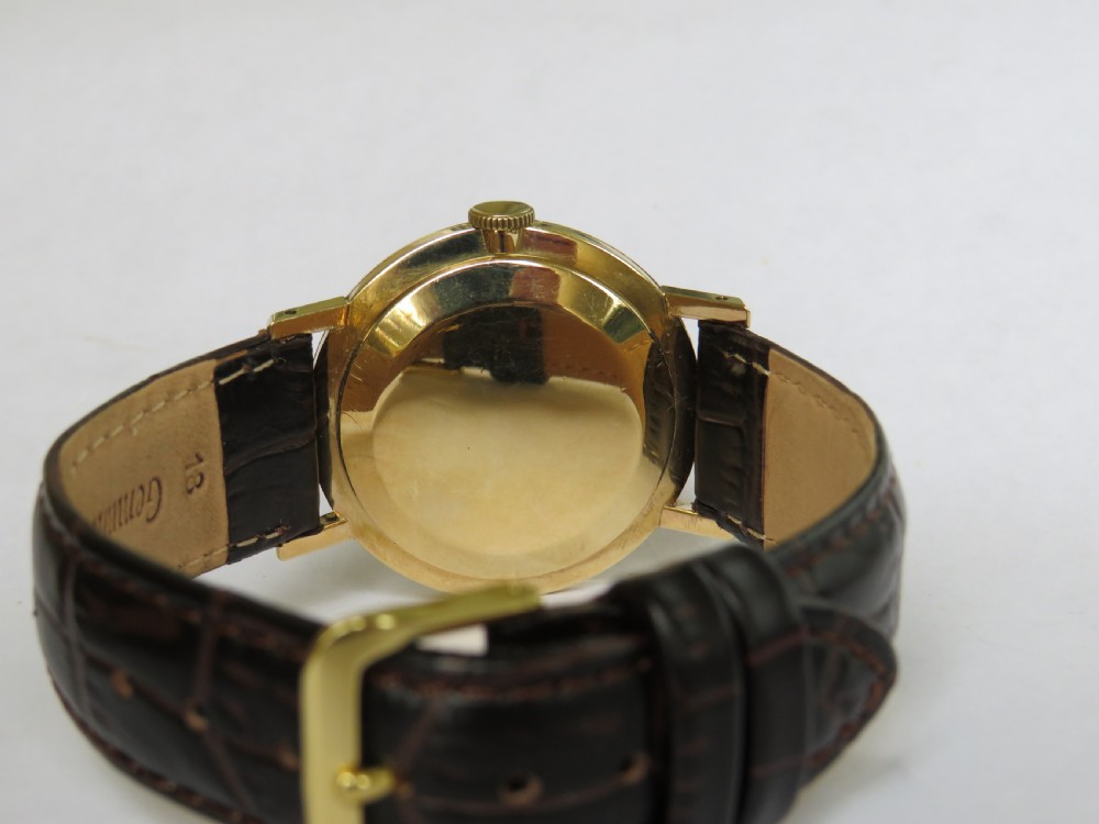 Gents 9ct gold Smiths Astral wrist watch, 1956 View III