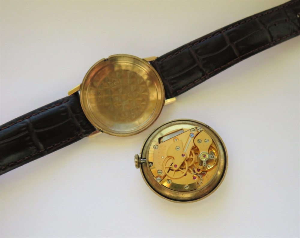 Gents 9ct gold Smiths Astral wrist watch, 1956 View V