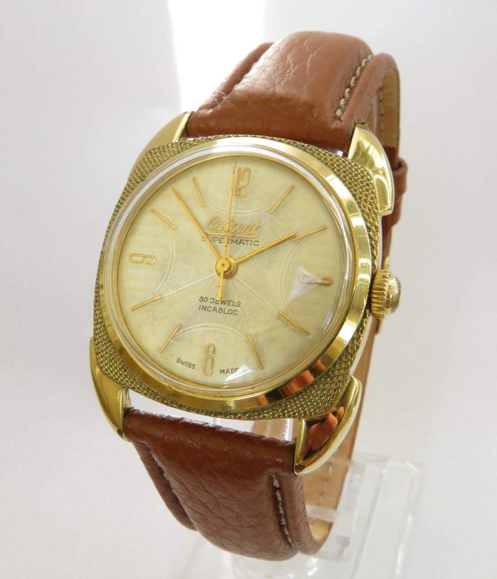 Gents 1950s Colant Supermatic automatic wristwatch View II