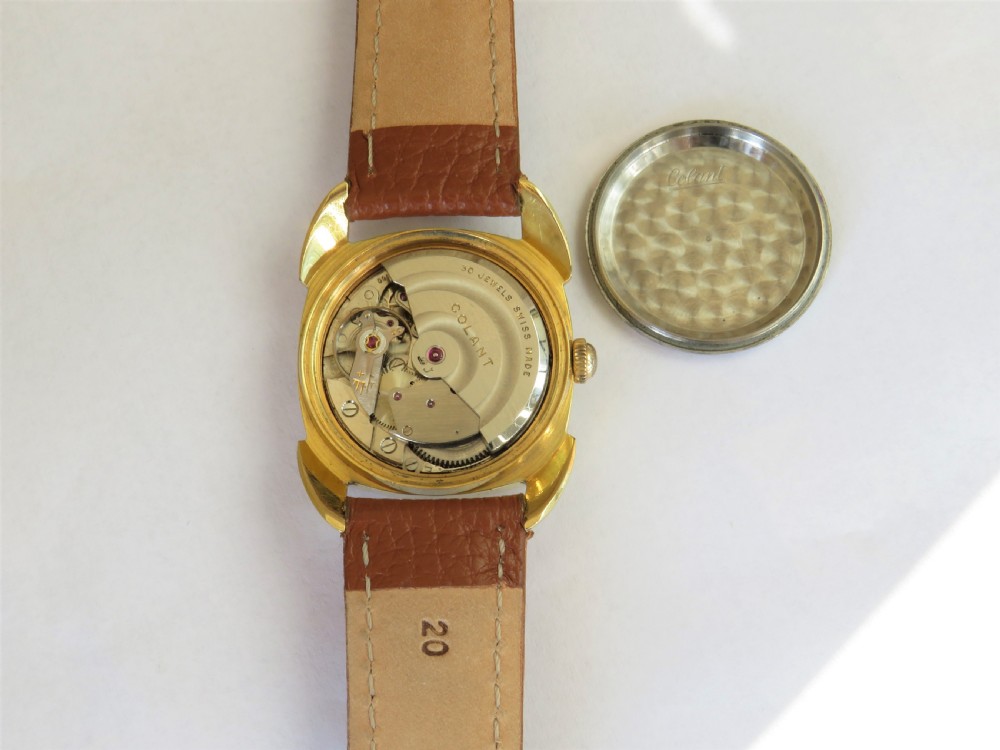 Gents 1950s Colant Supermatic automatic wristwatch View III