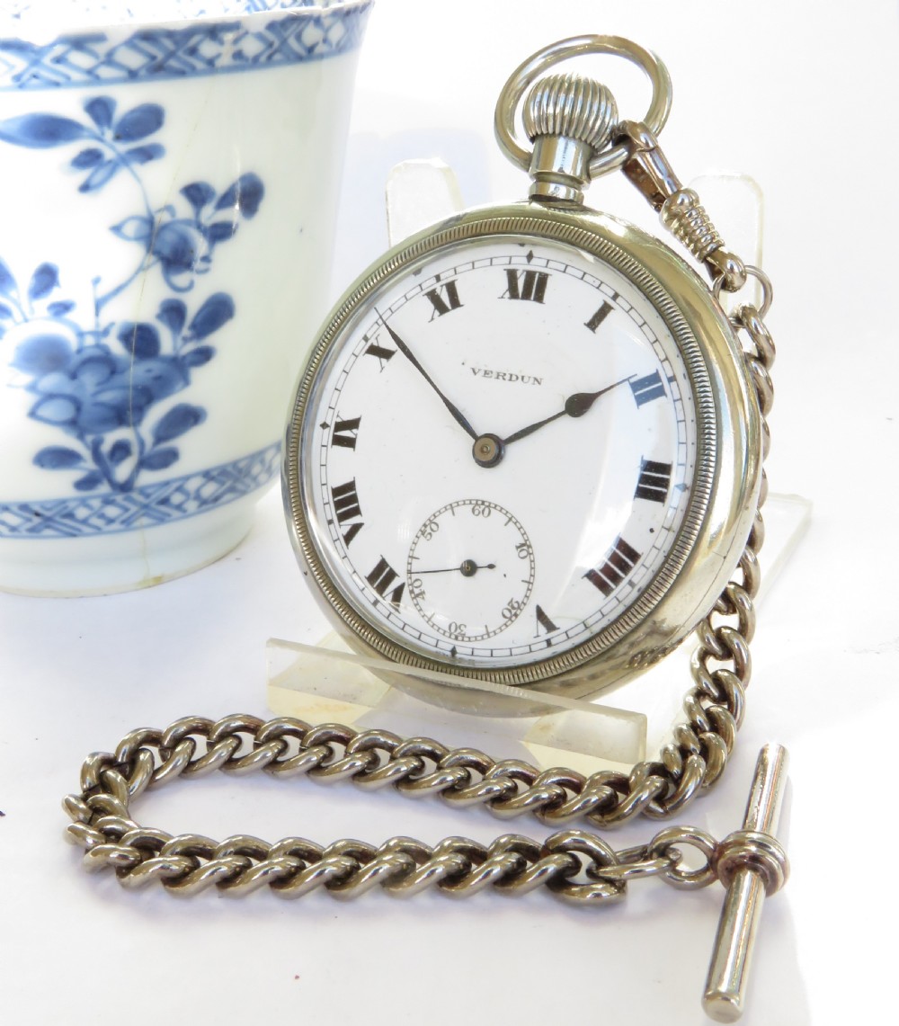 Antique Verdun pocket watch, Fleurier Watch Co
