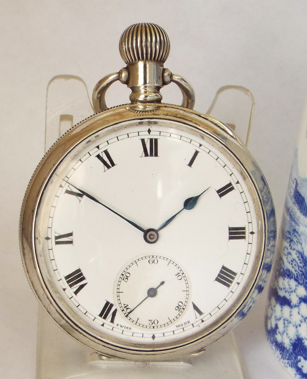 A 1920s silver Terminus pocket watch by Tavannes Watch Company.
