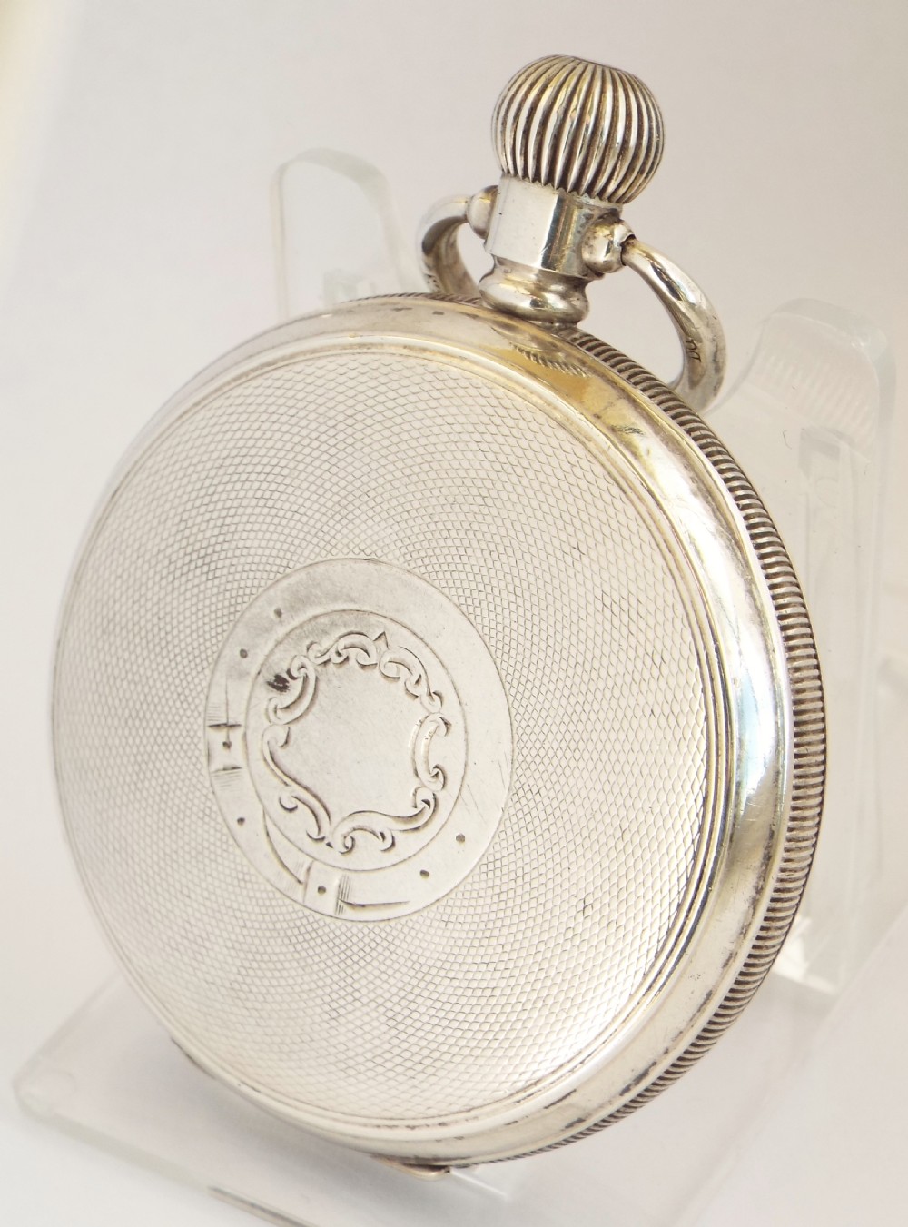 A 1920s silver Terminus pocket watch by Tavannes Watch Company. View II