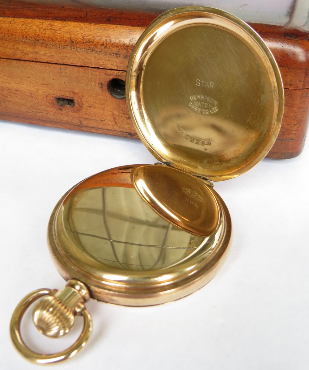 Syren full hunter pocket watch by Revue Thommen View IV
