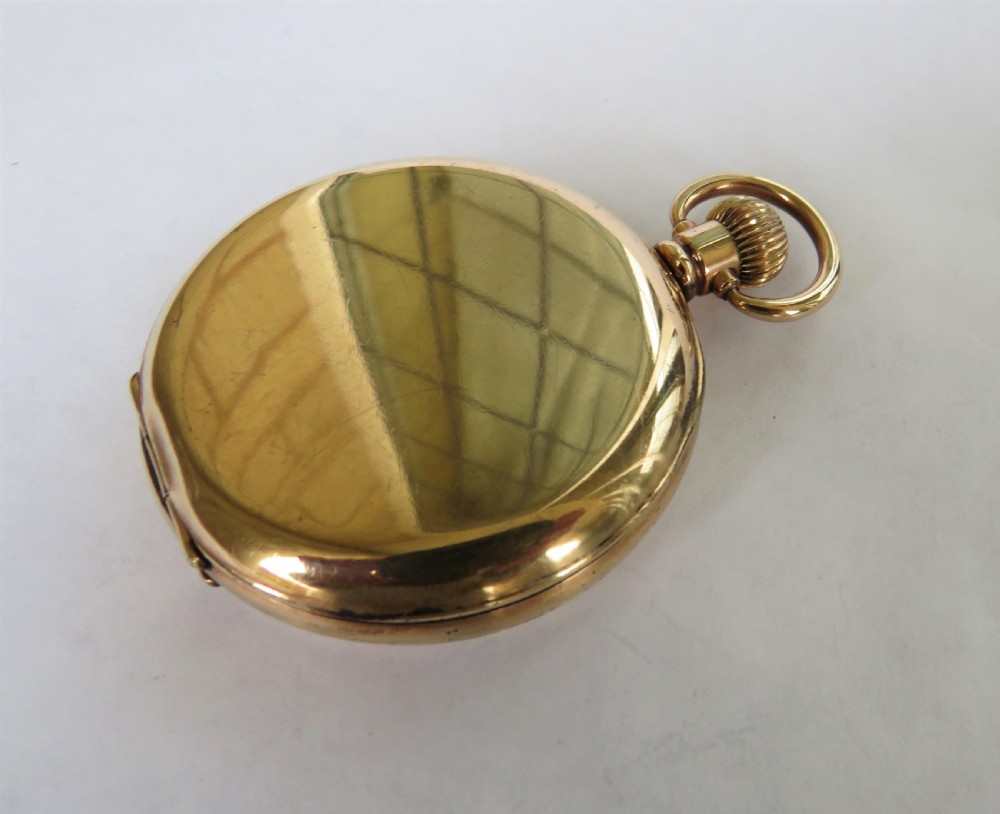 Syren full hunter pocket watch by Revue Thommen View V