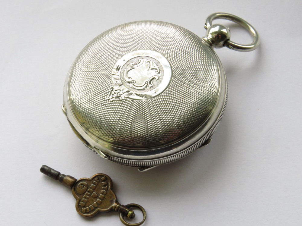 Antique Ehrhardt silver pocket watch, Radstock View V