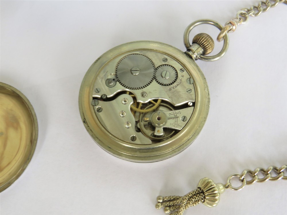 Nickel pocket watch from The Northern Goldsmiths Company View III