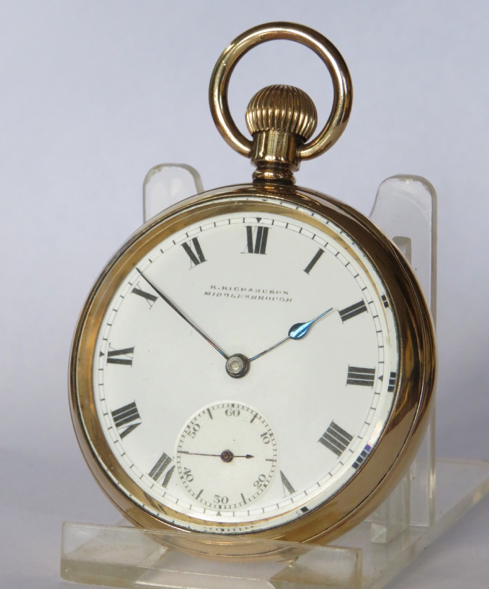 1920s English pocket watch, Middlesbrough dock View II