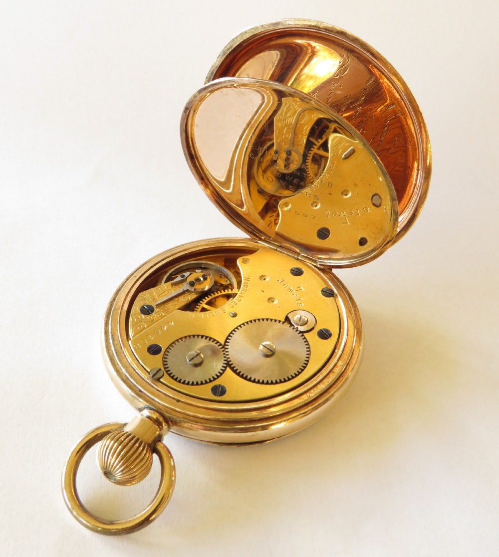 1920s English pocket watch, Middlesbrough dock View III
