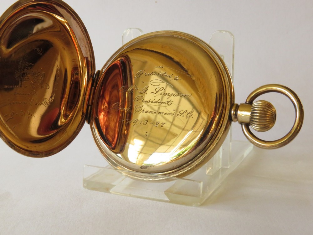 1920s English pocket watch, Middlesbrough dock View IV