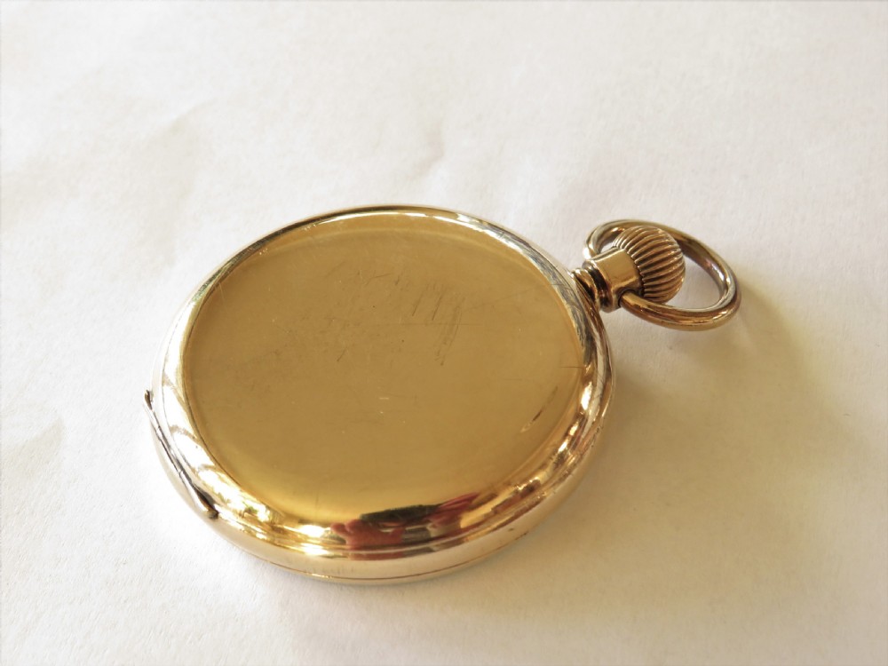 1920s English pocket watch, Middlesbrough dock View VI