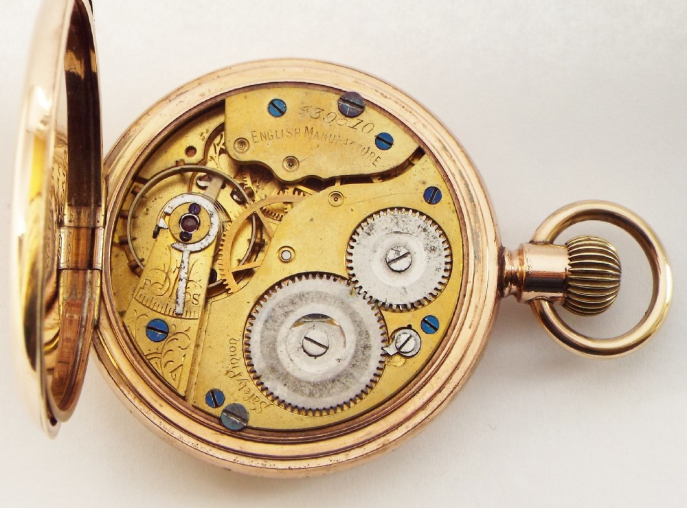 An “Exacta” full hunter pocket watch from H Samuel. View V