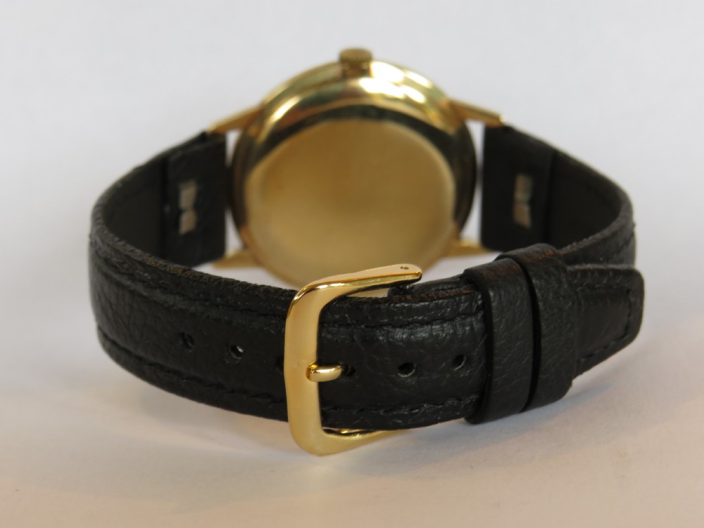 Gents 9ct gold Bernex wrist watch, 1966 View VI