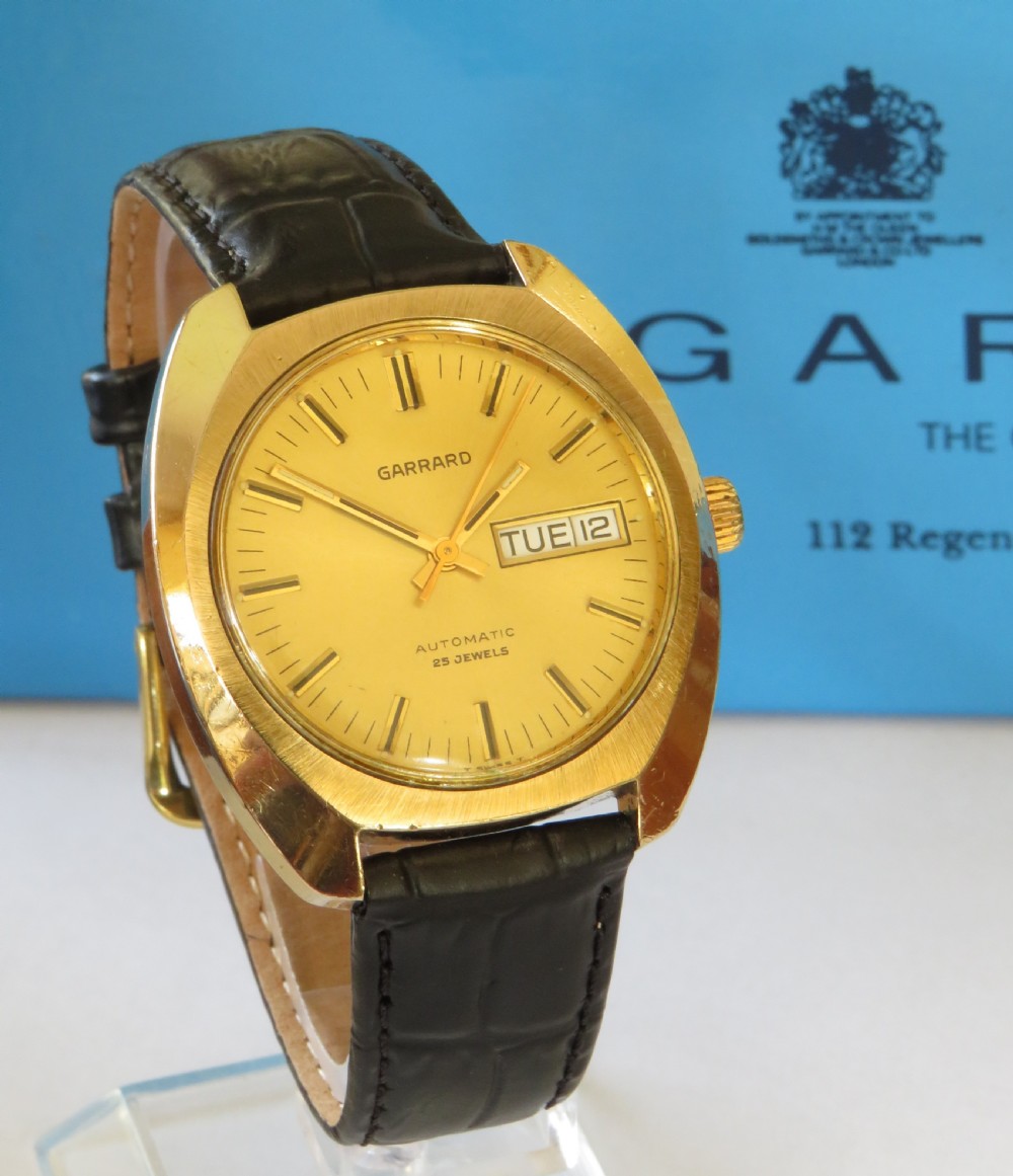Gents boxed wrist watch from Garrard View II