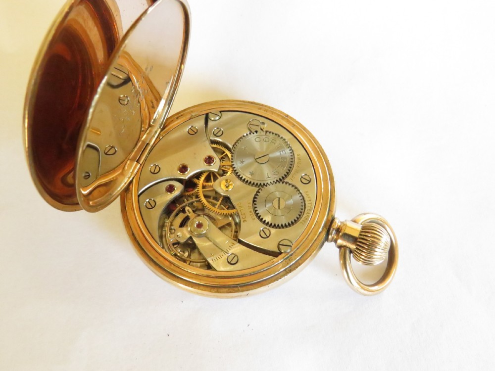 1930s Cortebert pocket watch View V