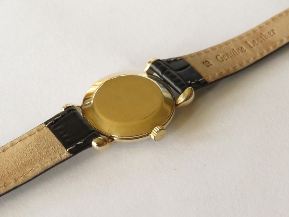 Mid-size 9ct gold Rone Fifteen wrist watch, 1947 View IV