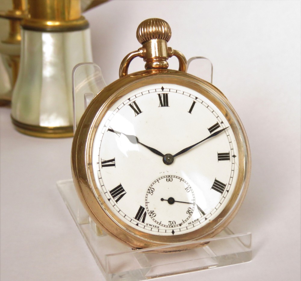 Antique Zenith pocket watch, 1919 View II