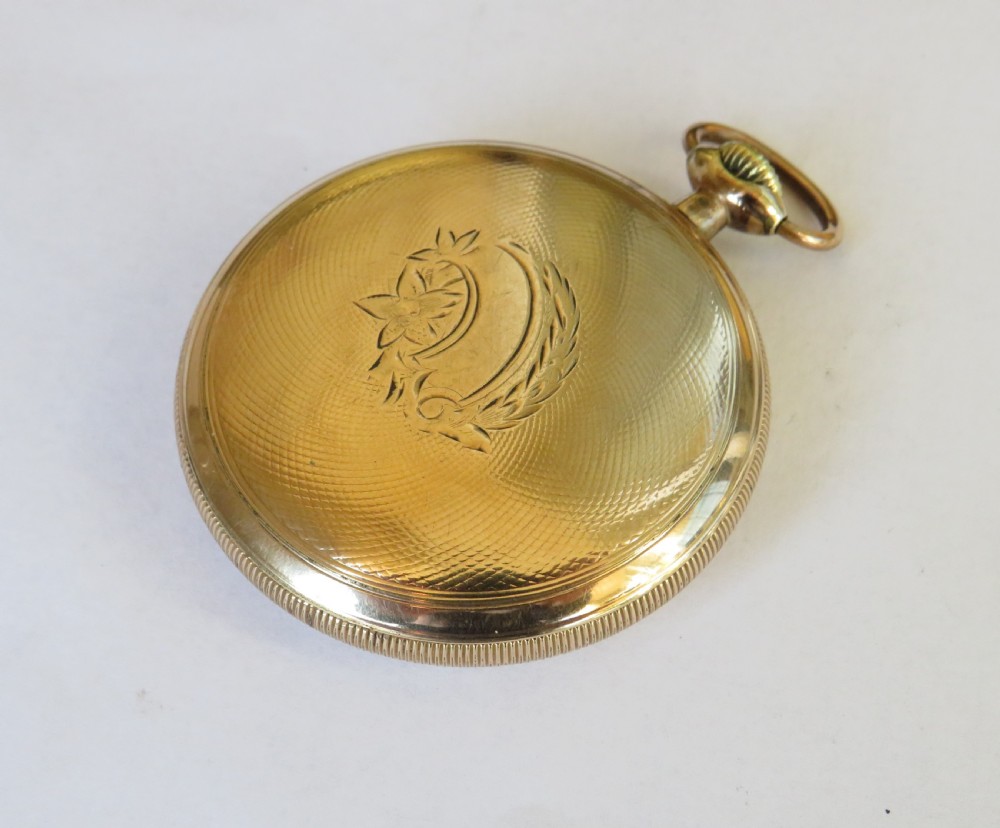 1920 Elgin B W Raymond railroad pocket watch View III