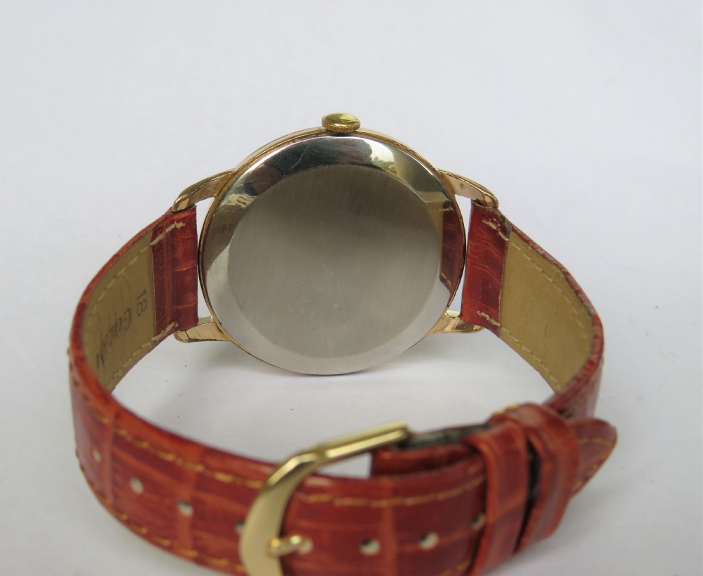 Gents large 1950s Cauny wrist watch View IV