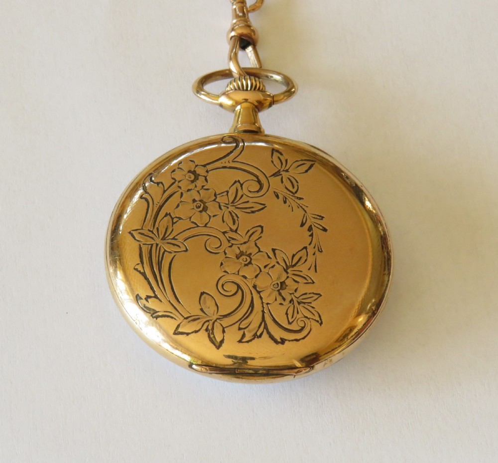 Longines pocket watch and chain, Cuervo Y Sobrinos View IV