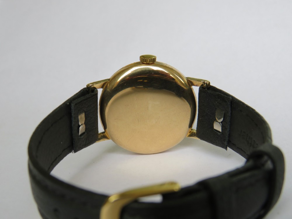 Gents 9ct gold Avia wrist watch, 1946 View III